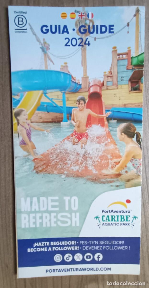 Folletos de turismo: Folleto guia parque Port Aventura Caribe aquatic park - 2024