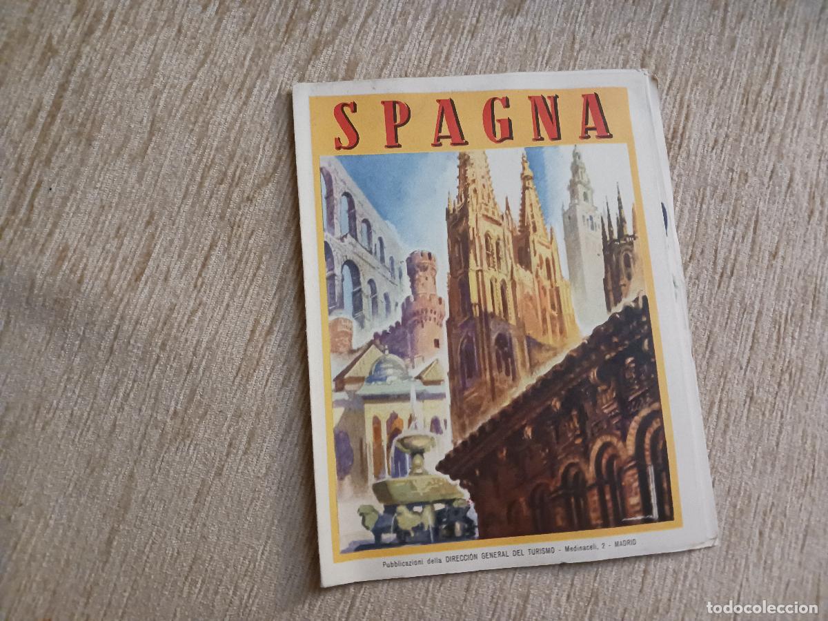 Folletos de turismo: antiguo desplegable turistico de espa&ntilde;a, idioma italiano, ilustra morell