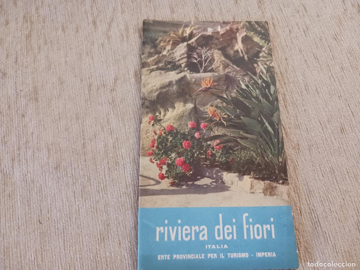 Folletos de turismo: antiguo desplegable turistico, riviera dei fiori, idioma espa&ntilde;ol, 1957