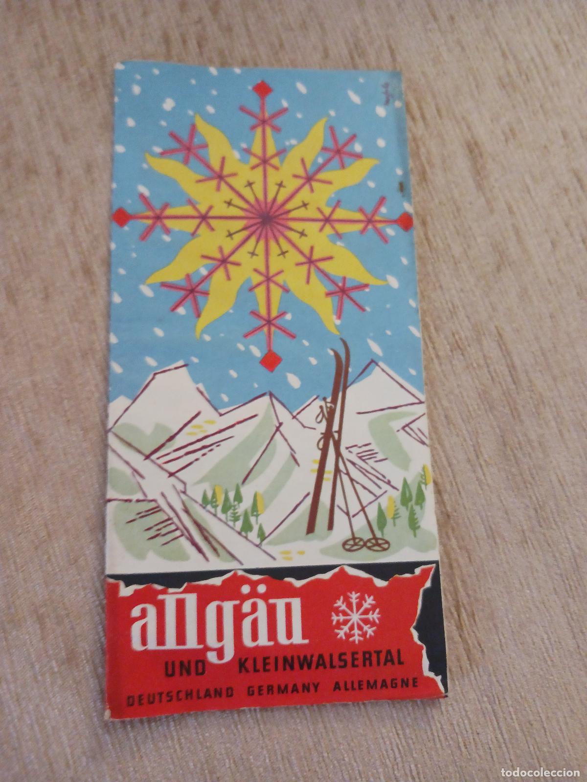 Folletos de turismo: antiguo desplegable turistico, l`hiver dans les alpes de l` allgau, idioma frances