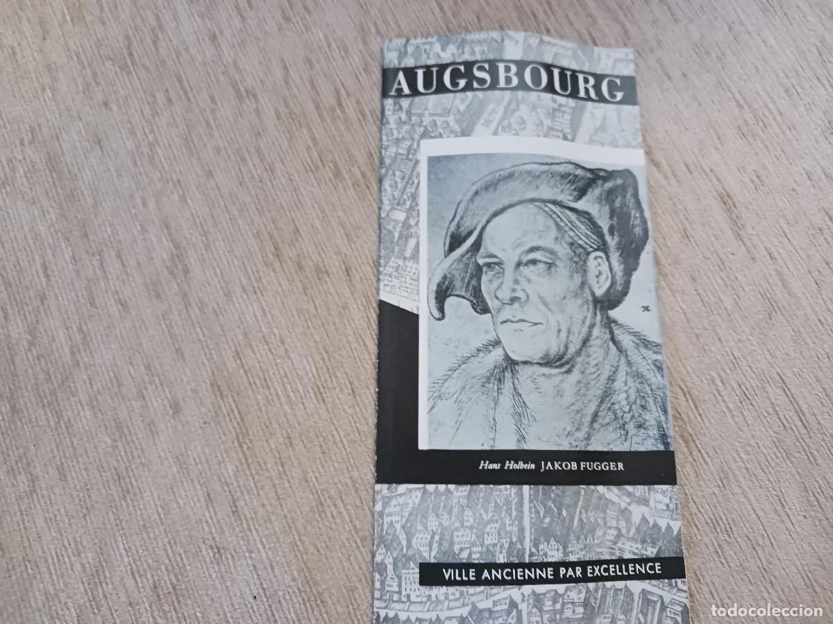 Folletos de turismo: antiguo desplegable turistico, ausburg, idioma frances