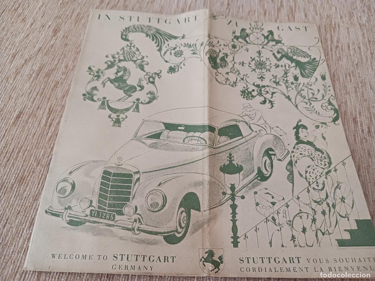 Folletos de turismo: antiguo folleto turistico, sttugart la da una calurosa bienvenida, guia de hoteles 1954