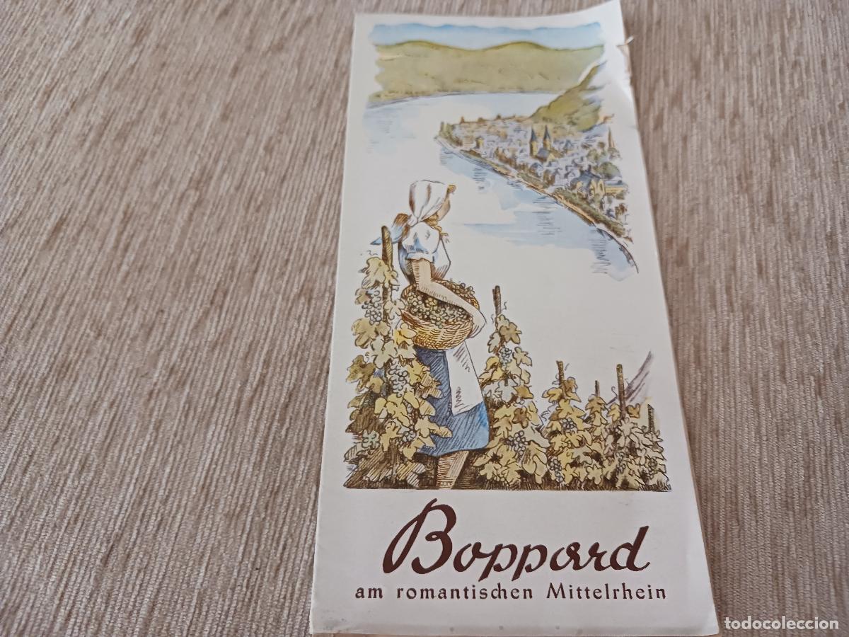 Folletos de turismo: antiguo folleto turistico, boppard, en el romantico medio rin