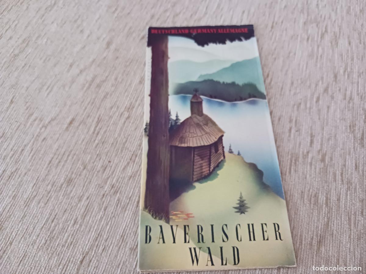 Folletos de turismo: antiguo folleto turistico, oberpfalzer wald, aleman e ingles
