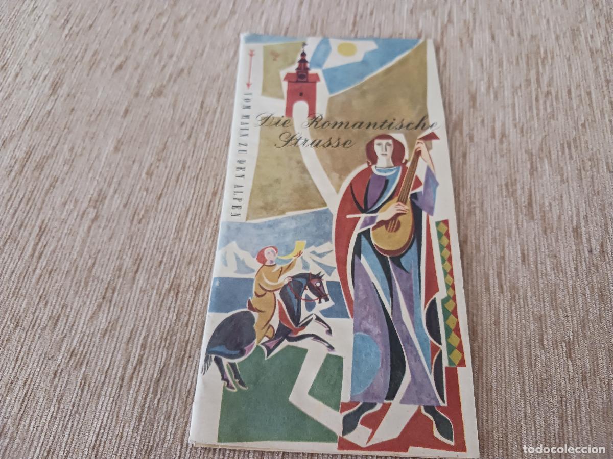 Folletos de turismo: antiguo folleto turistico, la ruta romantica desde el rio meno hasta los alpes