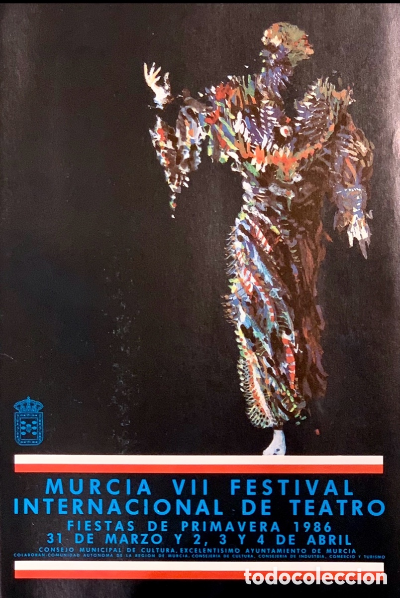 Folletos de turismo: Programa. VI Festival Internacional de Teatro de Calle. Fiestas de Primavera. Murcia. 1986. Aliaga.