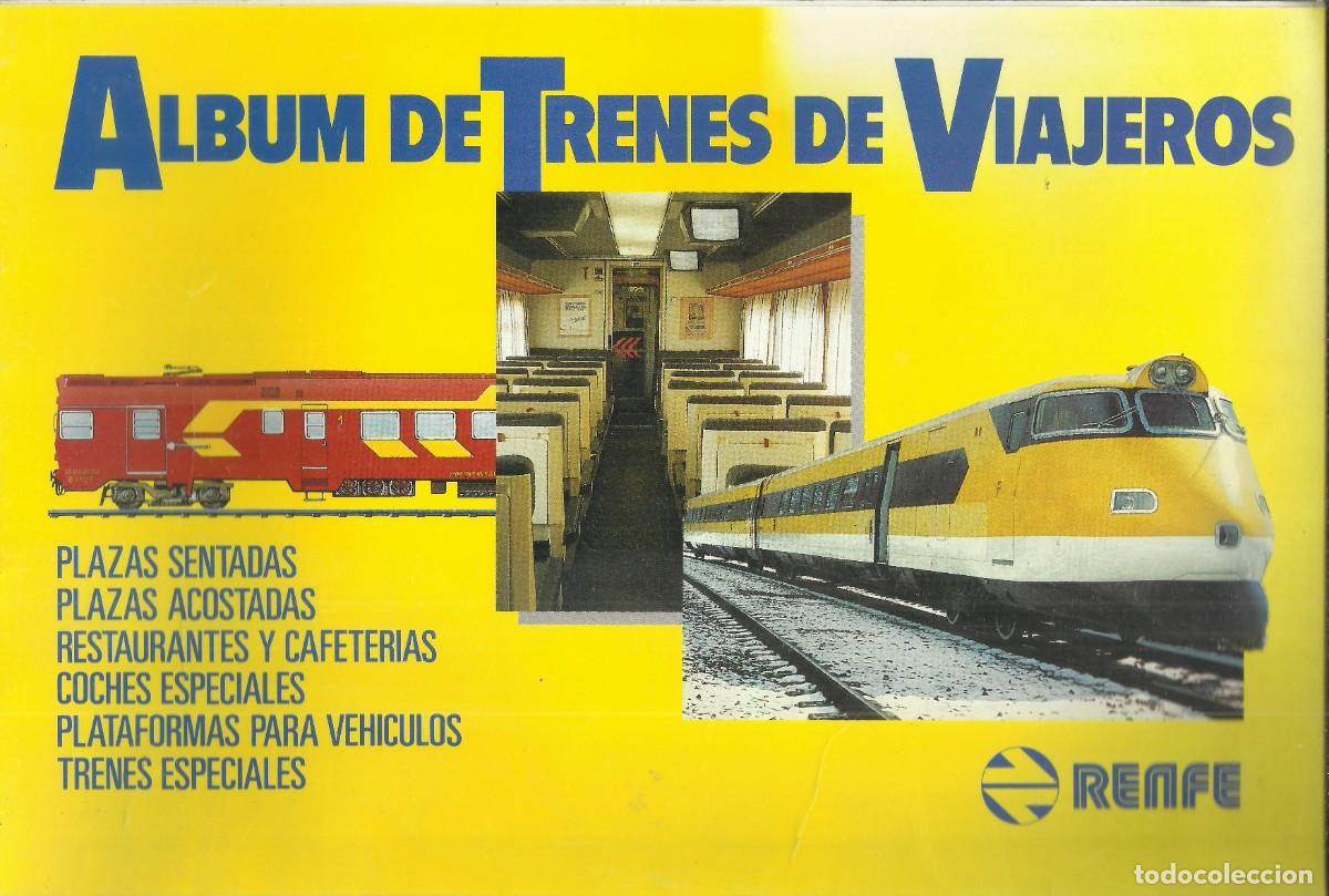 Folletos de turismo: Alb&uacute;n de trenes de viajeros. Renfe