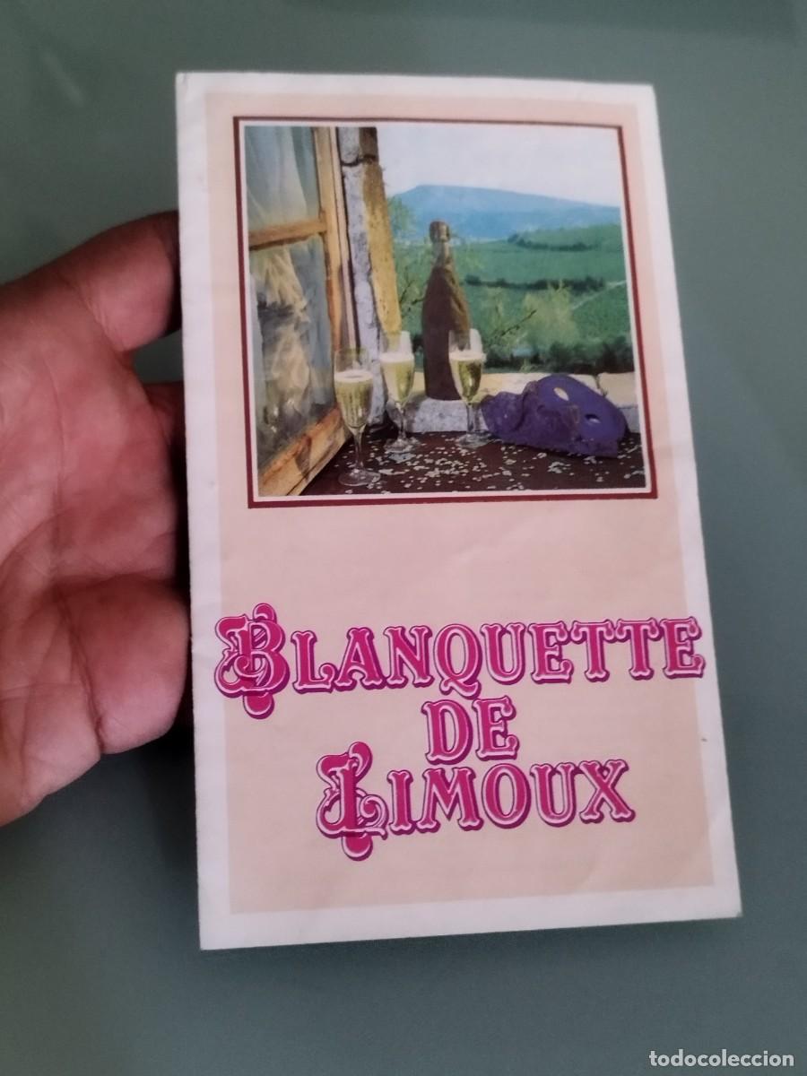 Folletos de turismo: Folleto de Blanquette de Limoux producido por Domaine de Fourn, Limoux, Francia.