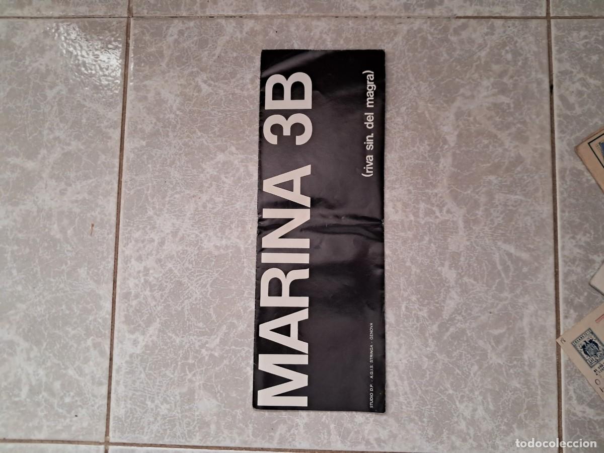 Folletos de turismo: folleto de publicidad, tur&iacute;stico, Marina 3B, Iron Gate, Bungalows, caravanning. Italia, a&ntilde;os 70.