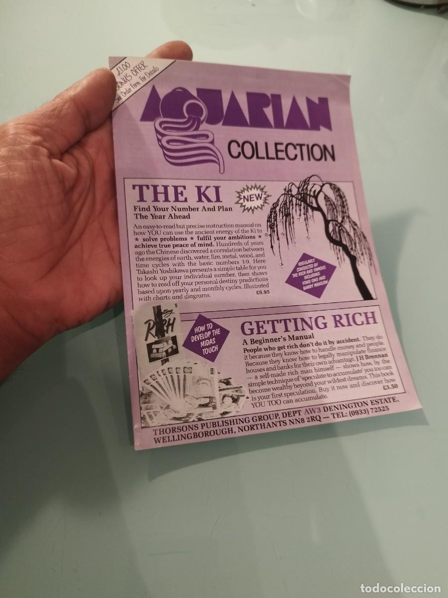 Folletos de turismo: Folleto de Aquarian Collection&raquo; de Thorsons Publishing Group. manuales y gu&iacute;as sobre astrolog&iacute;a.