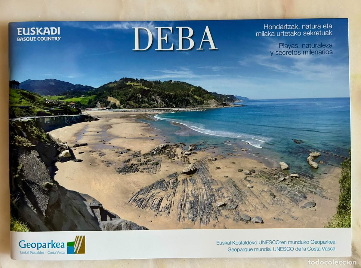 Folletos de turismo: DEBA EUSKADI - PLAYAS NATURALEZA Y SECRETOS MILENARIOS - GEOPARQUE MUNDIAL UNESCO - 2019