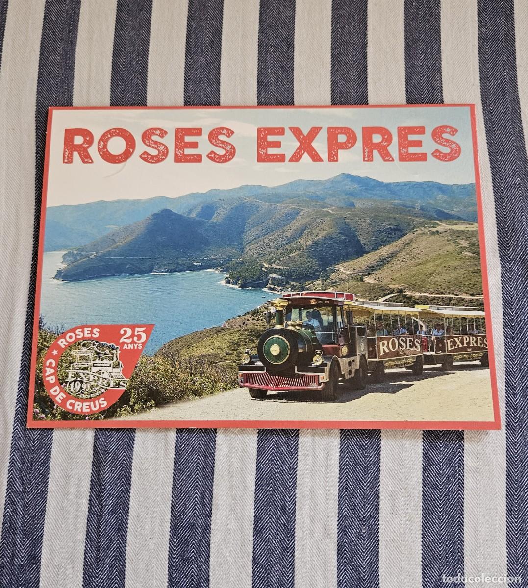 Folletos de turismo: Carpeta/ Folleto Conmemorativa Del Tren Tur&iacute;stico Cultural Roses Expres Que Celebra Sus 25 A&ntilde;os.