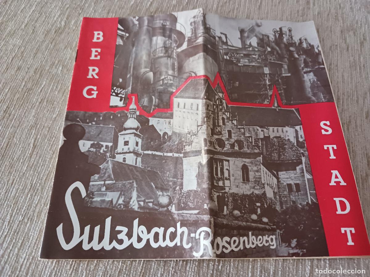 Folletos de turismo: antiguo folleto turistico de berg stadt, alemania, compa&ntilde;ia minera, idioma aleman