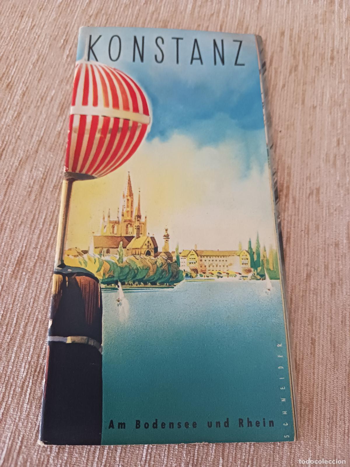 Folletos de turismo: antiguo folleto turistico, lago konstanza y el rin, en frances