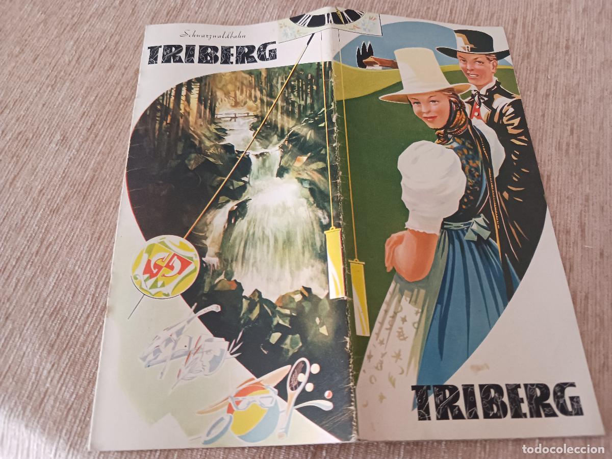 Folletos de turismo: antiguo folleto turistico,triberg, 1955, aleman, ingles y frances