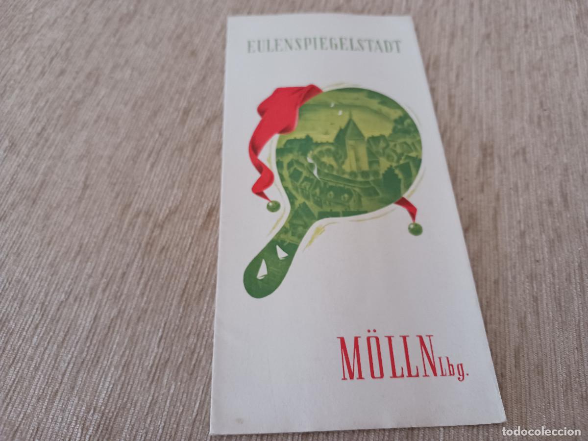 Folletos de turismo: antiguo desplegable turistico, molln, eulenspiegelstadt, en aleman