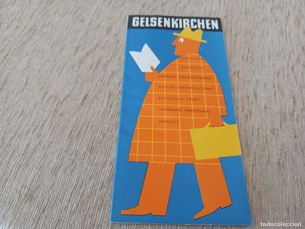 Folletos de turismo: antiguo desplegable turistico, gelsenkirchen, en aleman