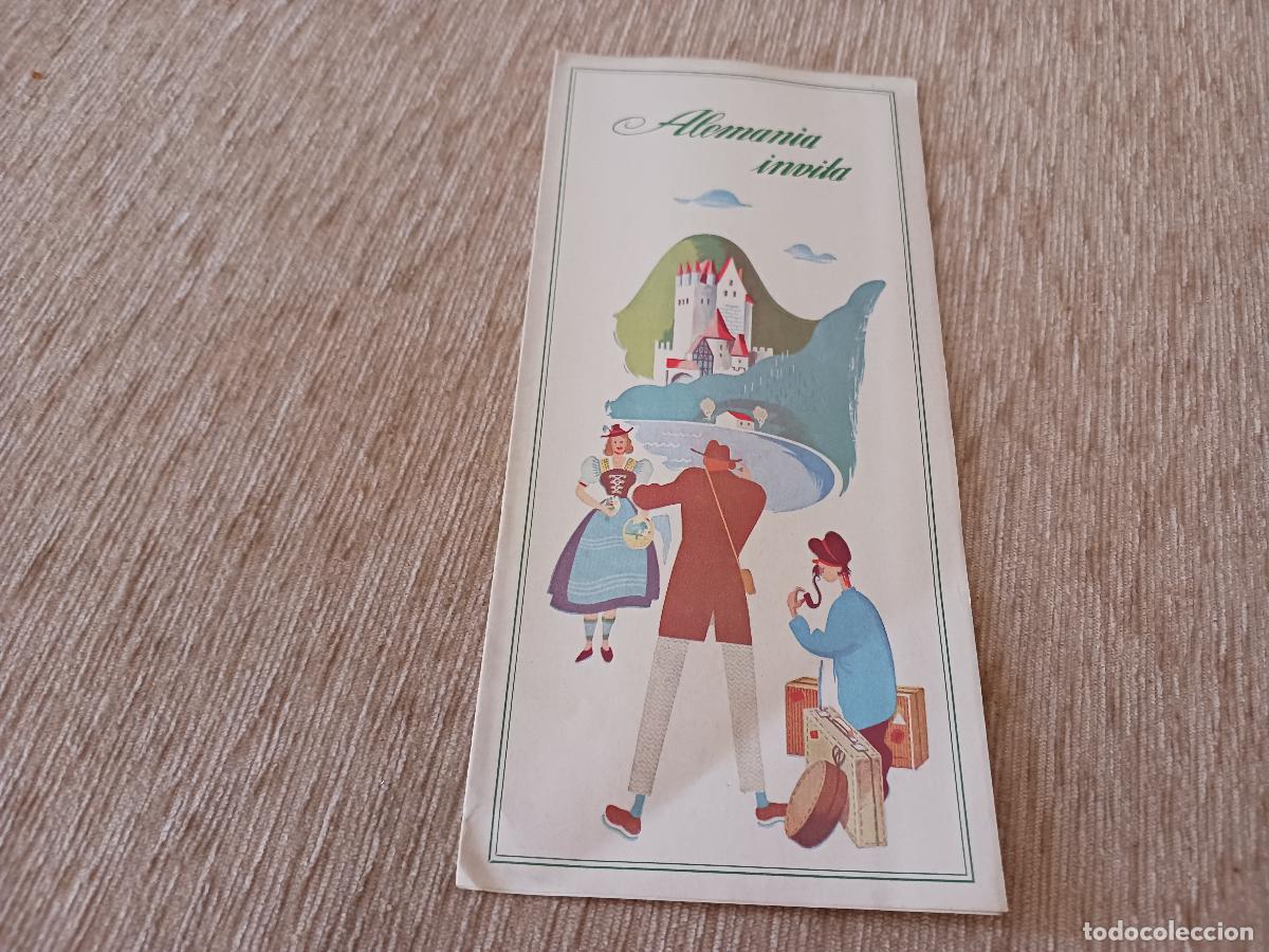 Folletos de turismo: antiguo desplegable turistico, alemania invita, idioma espa&ntilde;ol