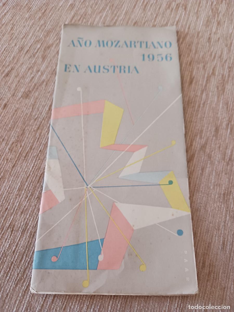 Folletos de turismo: a&ntilde;o mozartiano en austria 1956, salzburgo, viajes marco, barcelona