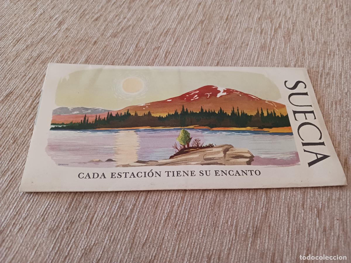 Folletos de turismo: antiguo desplegable turistico, suecia, cada estacion tiene su encanto, idioma espa&ntilde;ol