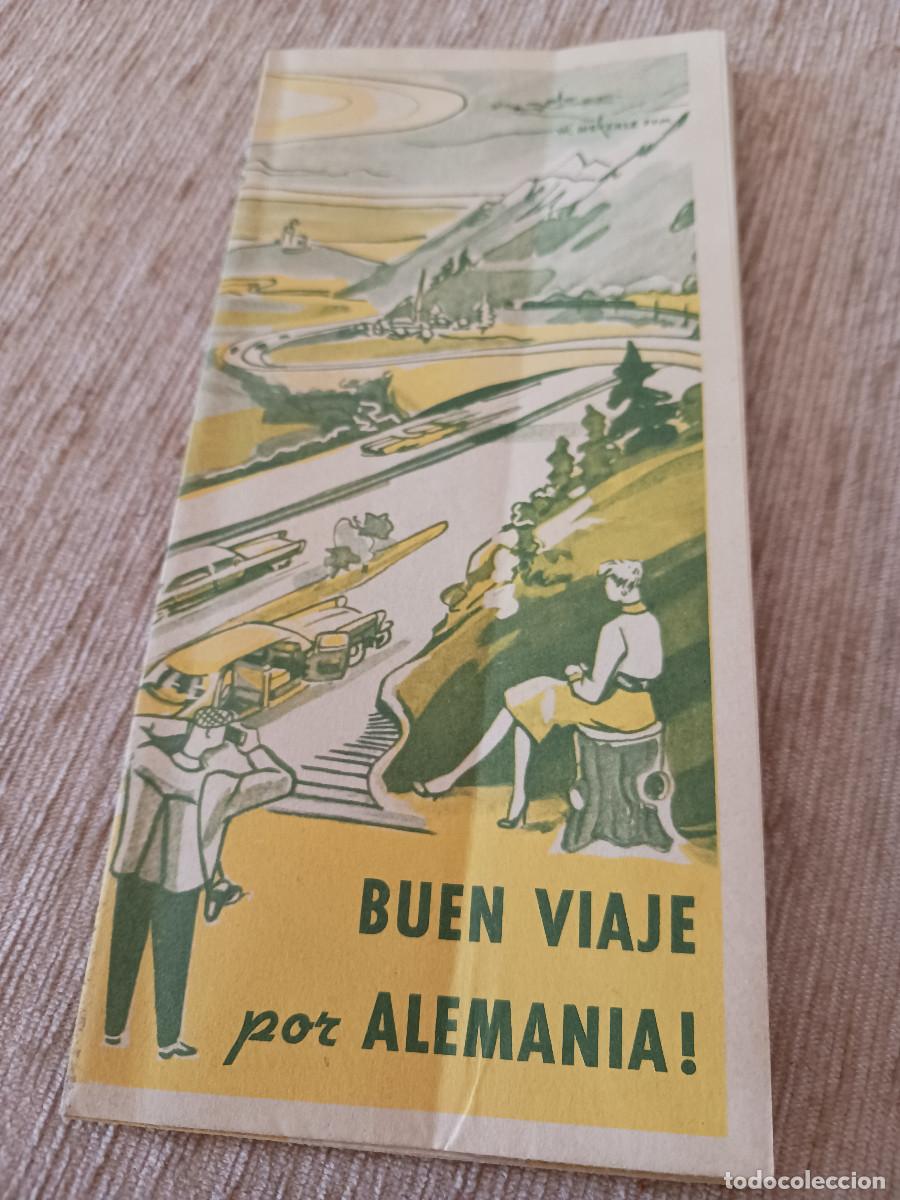 Folletos de turismo: antiguo desplegable turistico, buen viaje por alemania, idioma espa&ntilde;ol