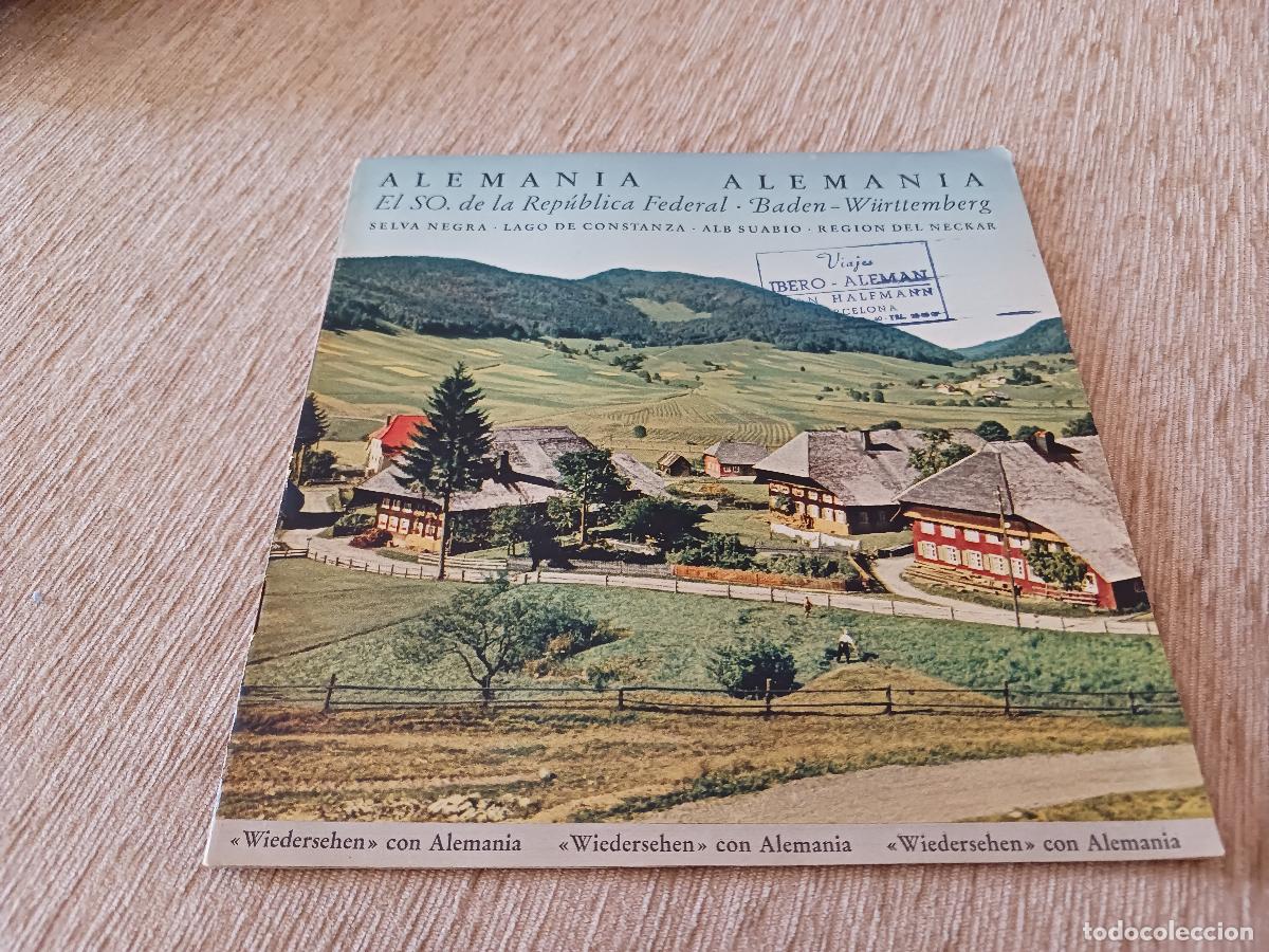 Folletos de turismo: antiguo folleto turistico, R.F.A., selva negra, lago de constanza...., espa&ntilde;ol, 1954