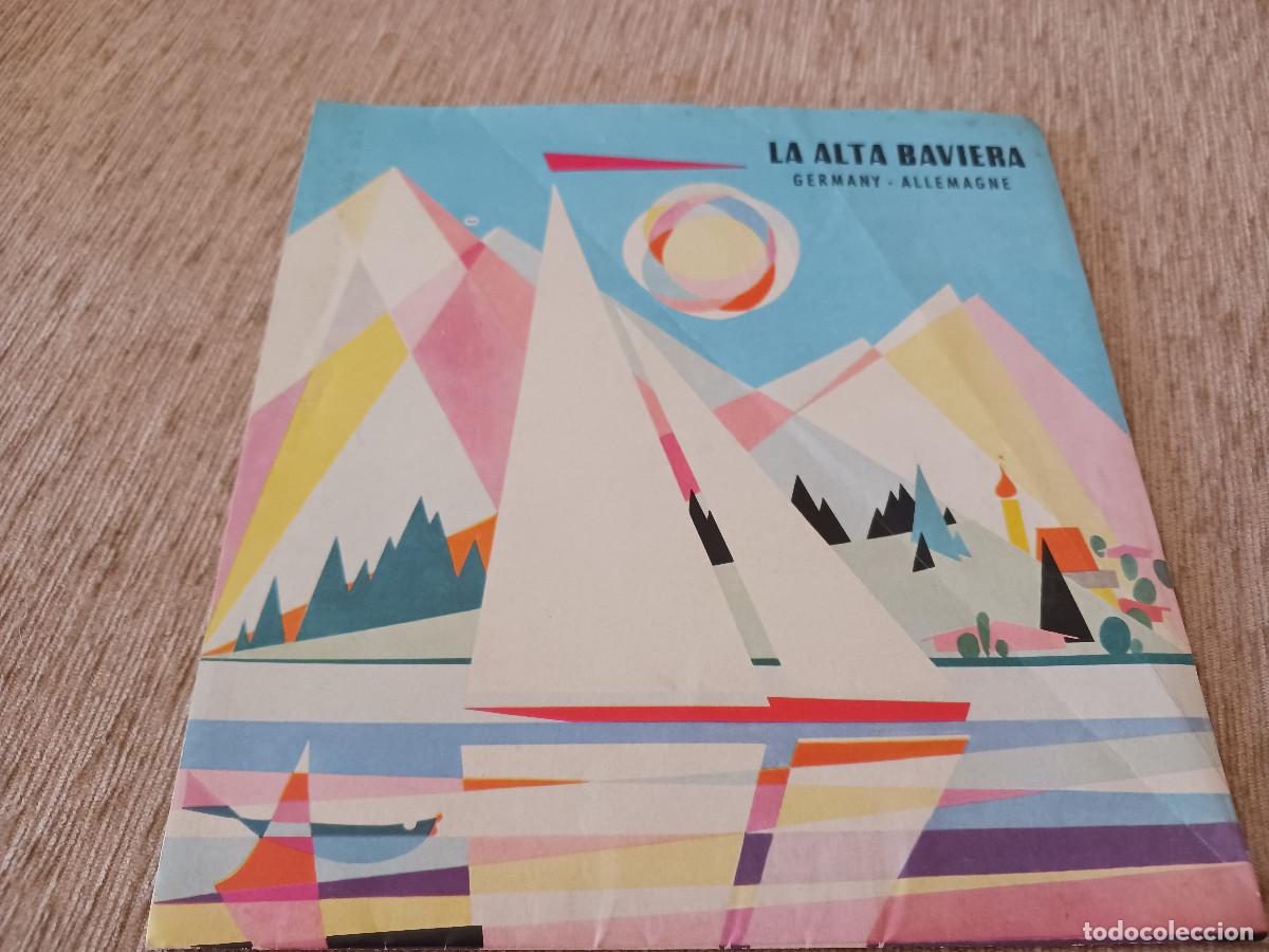 Folletos de turismo: antiguo desplegable turistico, la alta baviera, en espa&ntilde;ol, 1958