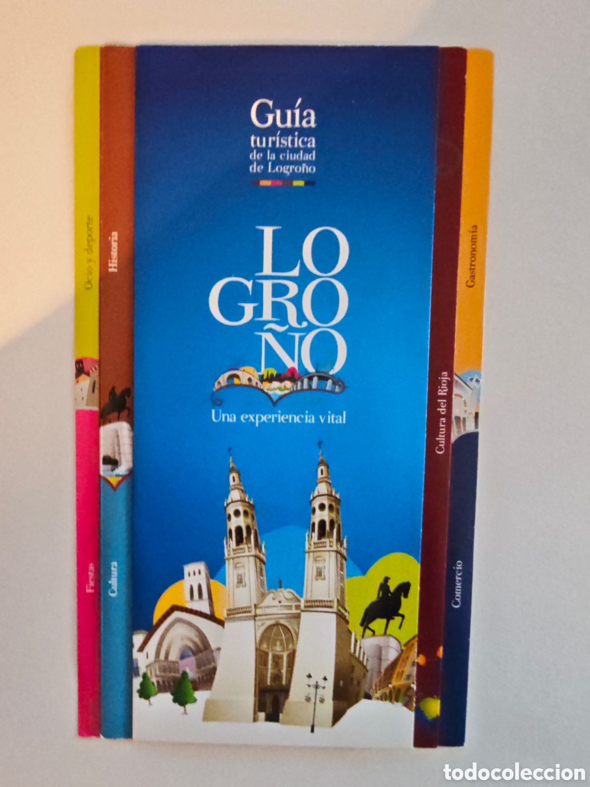 Folletos de turismo: folleto - guia turistica de logro&ntilde;o - tdk296p