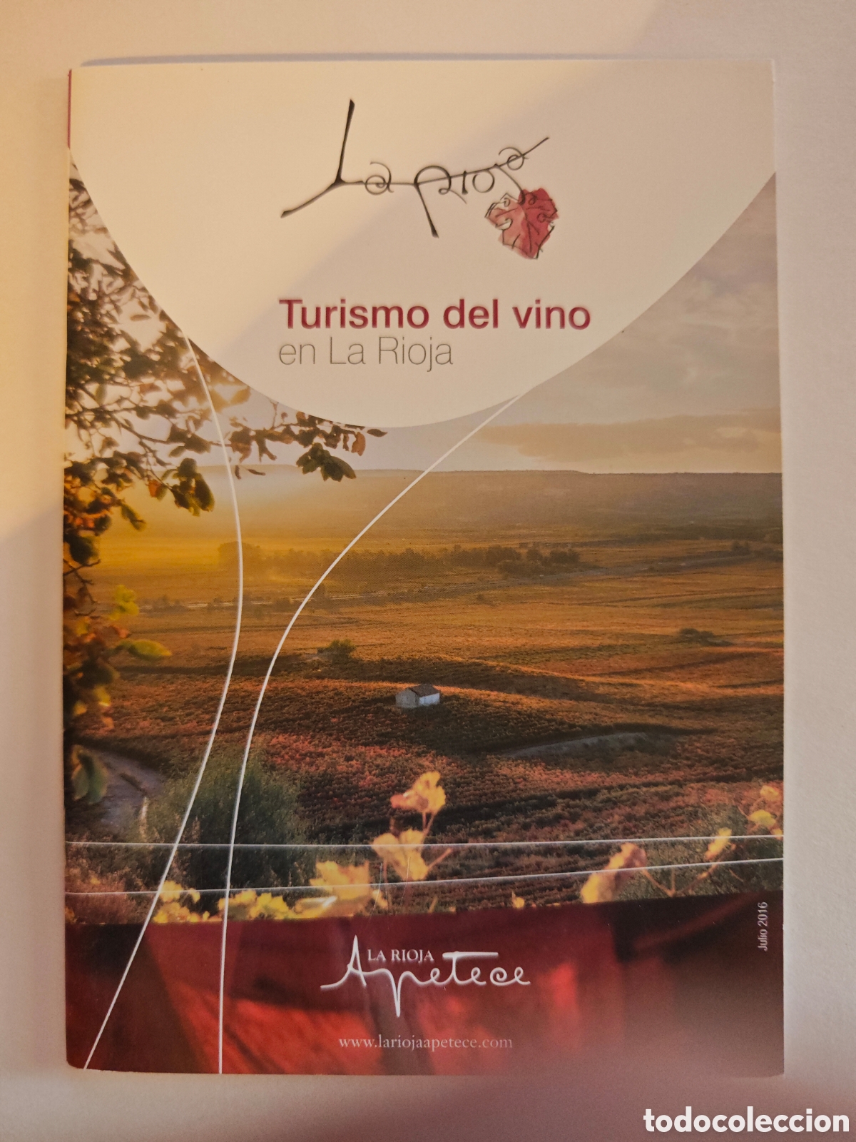 Folletos de turismo: folleto - turismo - turismo del vino en La Rioja - tdk296p