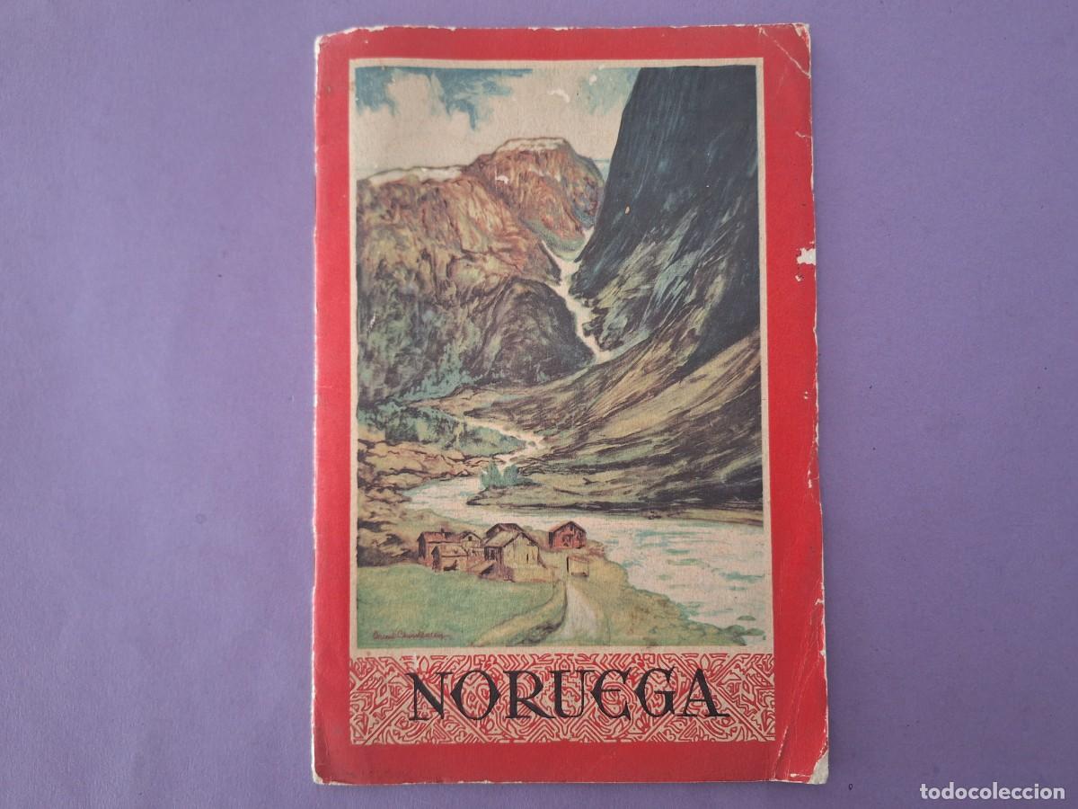 Folletos de turismo: FOLLETO TURISMO NORUEGA LLANURA ALPINA HARDANGER LA MAYOR DE EUROPA MAPA FERROCARRIL OSLO 1929