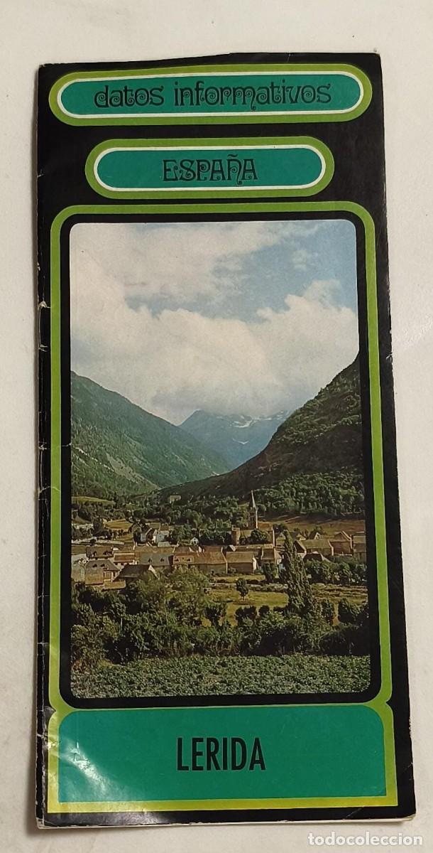 Folletos de turismo: FO 14 - Antiguo folleto Datos informativos Espa&ntilde;a - L&eacute;rida - Edita ministerio Informaci&oacute;n y Turismo