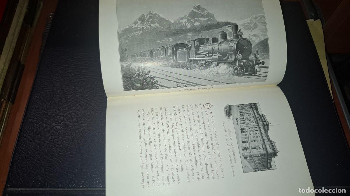 Folletos de turismo: A travers les Alpes par le chemin de fer. Gothard.