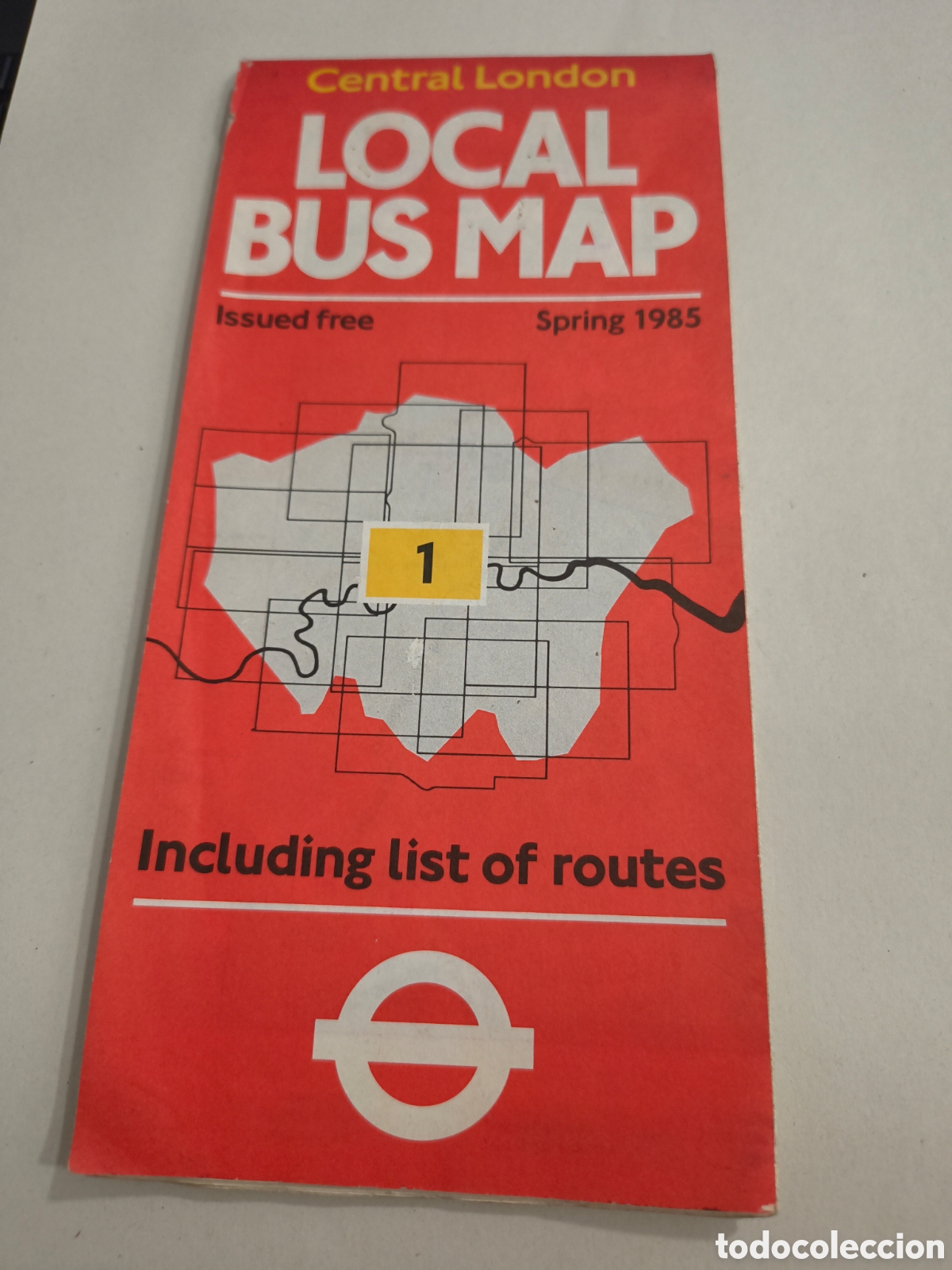 Folletos de turismo: LOCAL BUS MAP LONDON 1985
