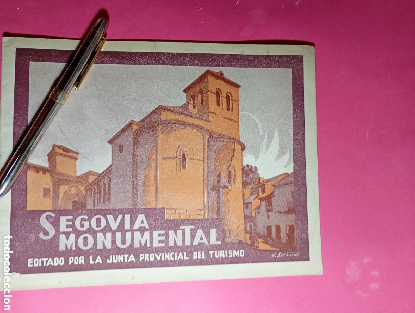 Brochures de tourisme: SEGOVIA MONUMENTAL - LIBRERIA HERRANZ 1943 MAPA ICONOGR&Aacute;FICO Y FOTOS PARA LA HISTORIA