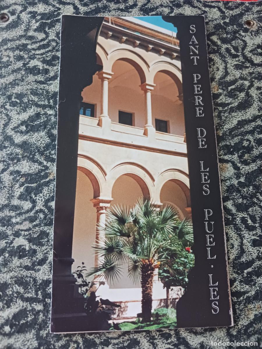 Folletos de turismo: cuatriptic del monestir de sant pere de les puel.les