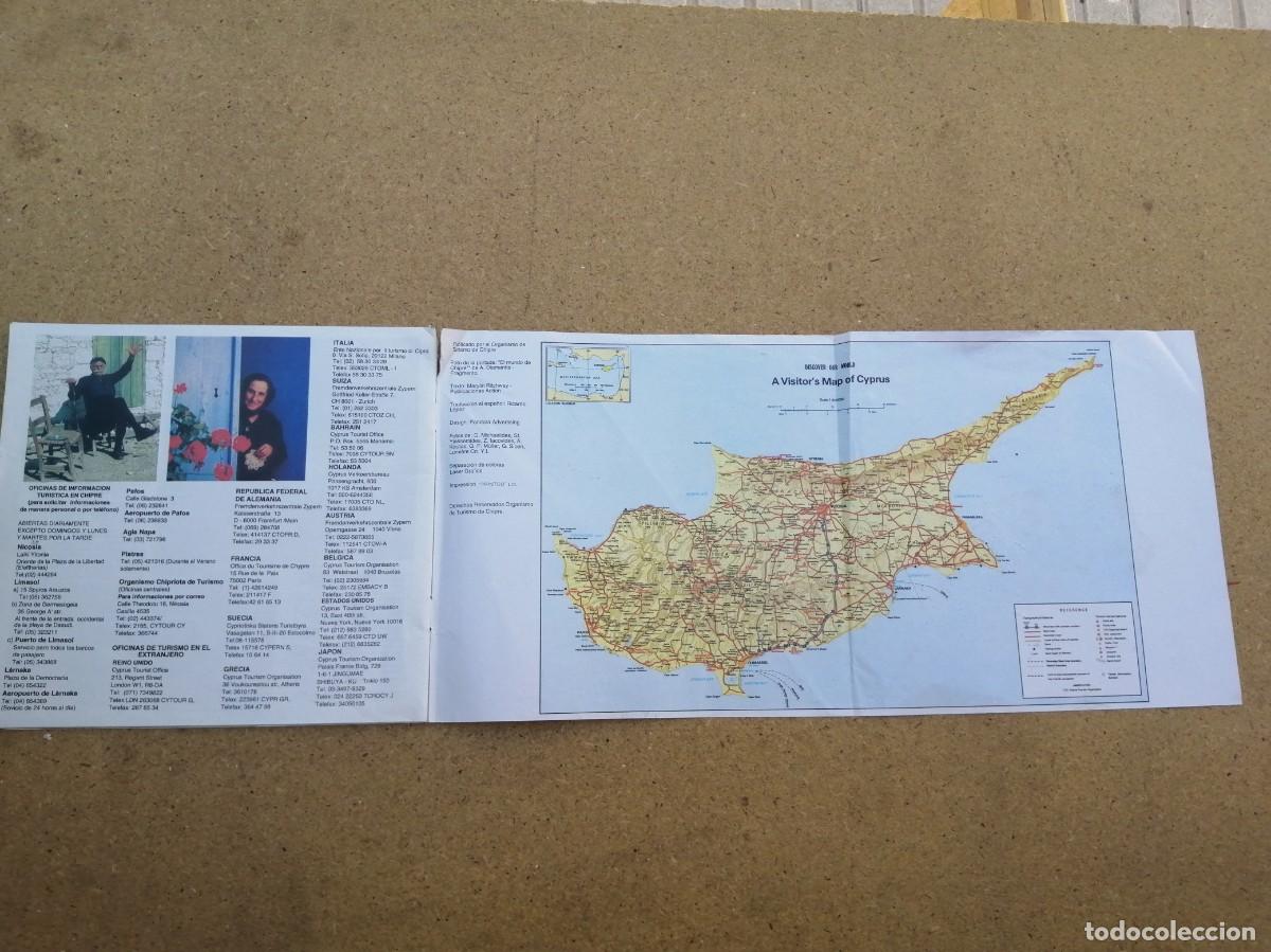 Folletos de turismo: CHIPRE. LIBRITO CON PLANO - Foto 2