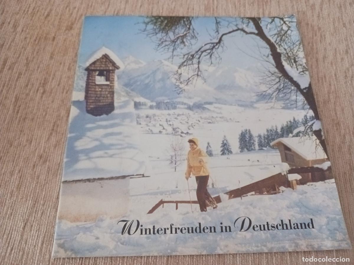 Folletos de turismo: antiguo folleto turistico, invierno en los alpes alemanes, en aleman