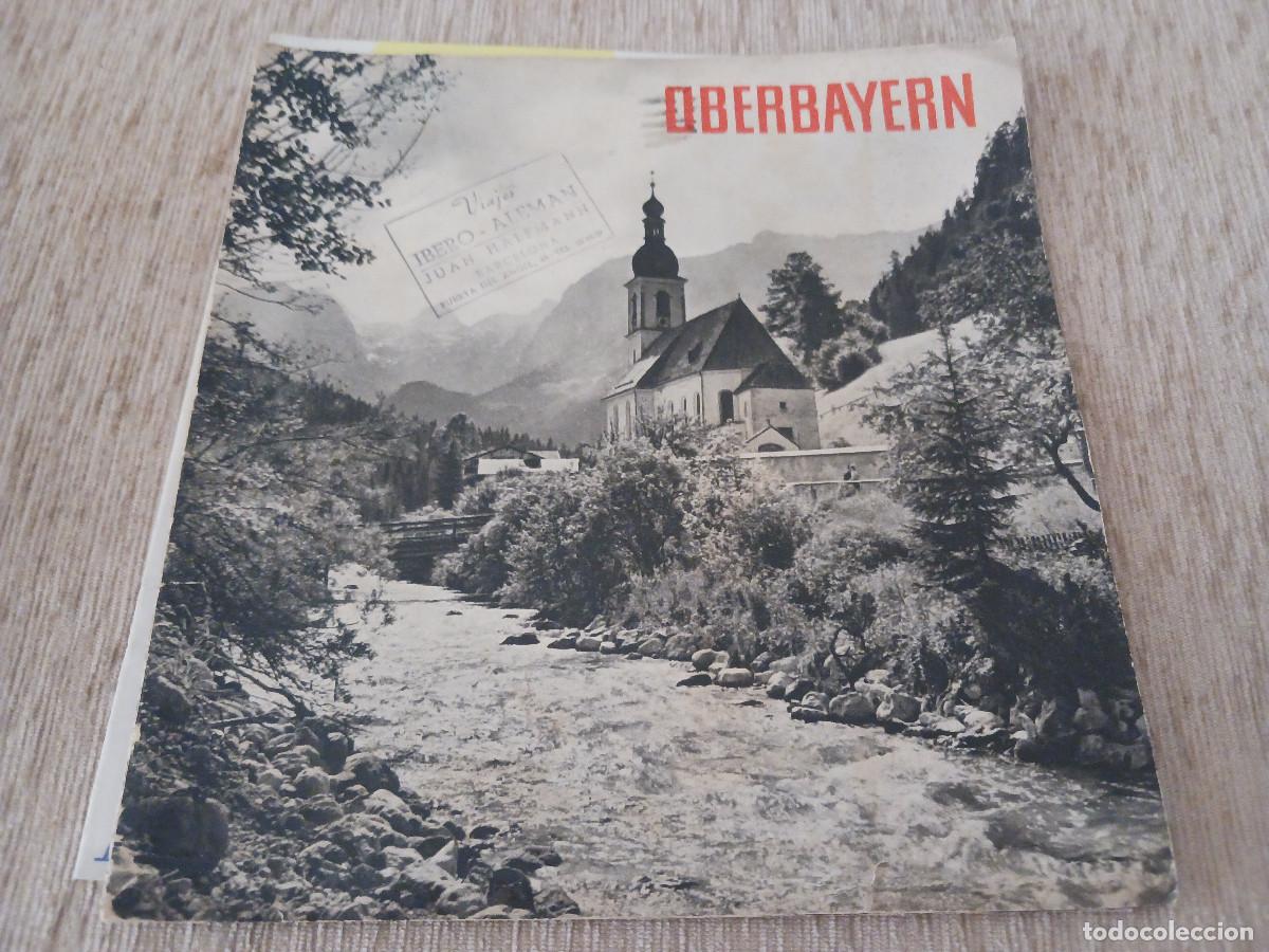 Folletos de turismo: antiguo folleto turistico, oberbayern, baviera, alpes, idioma aleman