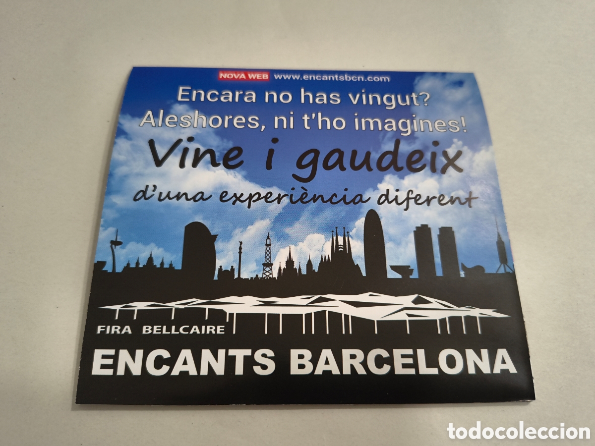 Folletos de turismo: GUIA PLANO ENCANTS DE BARCELONA. FIRA BELLCAIRE