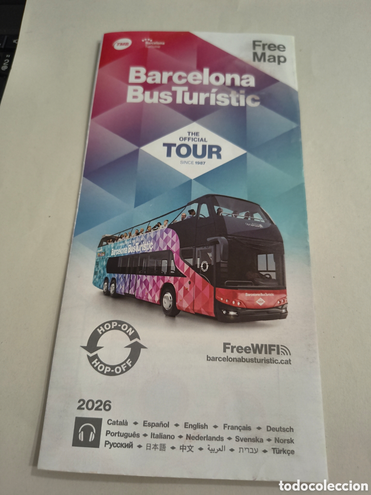 Folletos de turismo: MINIPLANO DE BARCELONA (ZONA TURISTICA) Y PLANO DEL METRO. DESPLEGABLE