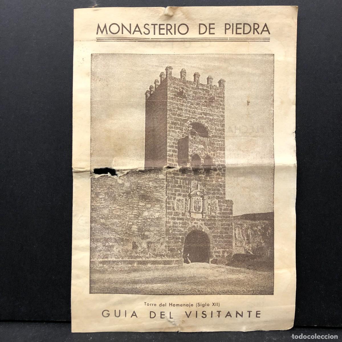 Folletos de turismo: MONASTERIO DE PIEDRA - GUIA DEL VISITANTE / 5262