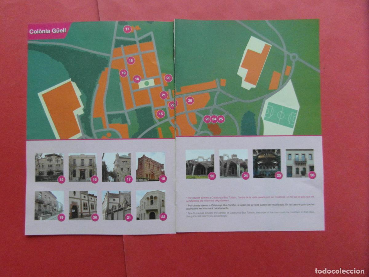 Folletos de turismo: REF: BCN100 - COL. BARCELONA FOLLETO COLONIA GUELL - LEEINT