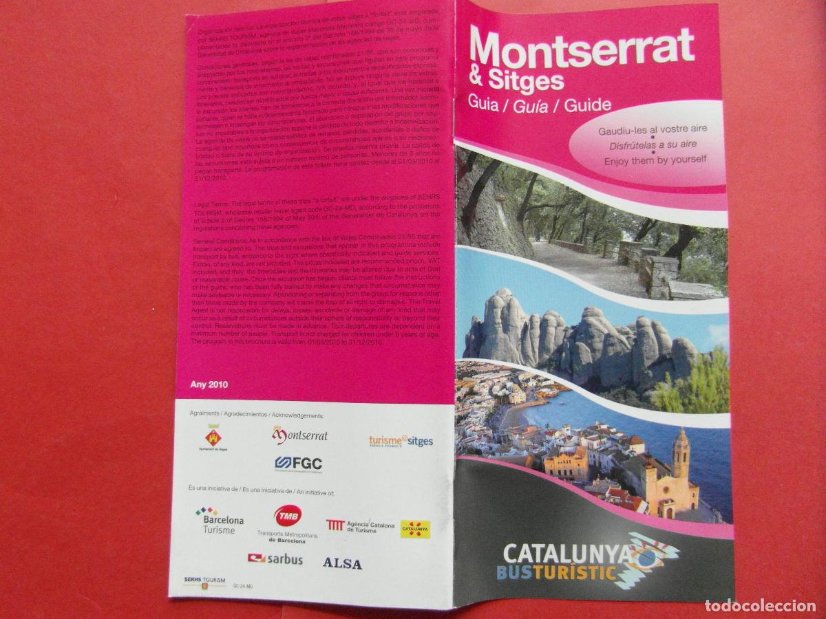 Folletos de turismo: REF: BCN100 - COL. BARCELONA LIBRITO MONTSERRAT Y SITGES - LEEINT