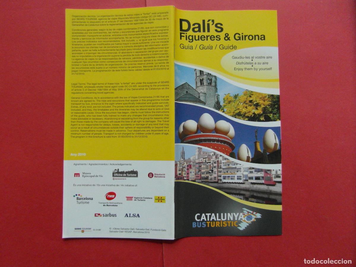 Folletos de turismo: REF: BCN100 - COL. BARCELONA LIBRITO DALI FIGUERAS Y GERONA - LEEINT