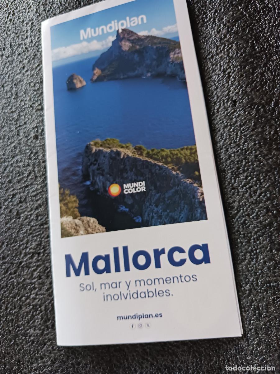 Folletos de turismo: plano de la isla de mallorca, mundiplan