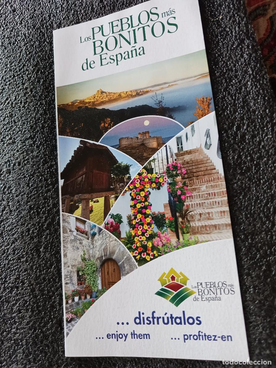 Folletos de turismo: desplegable, los pueblos mas bonitos de espa&ntilde;a