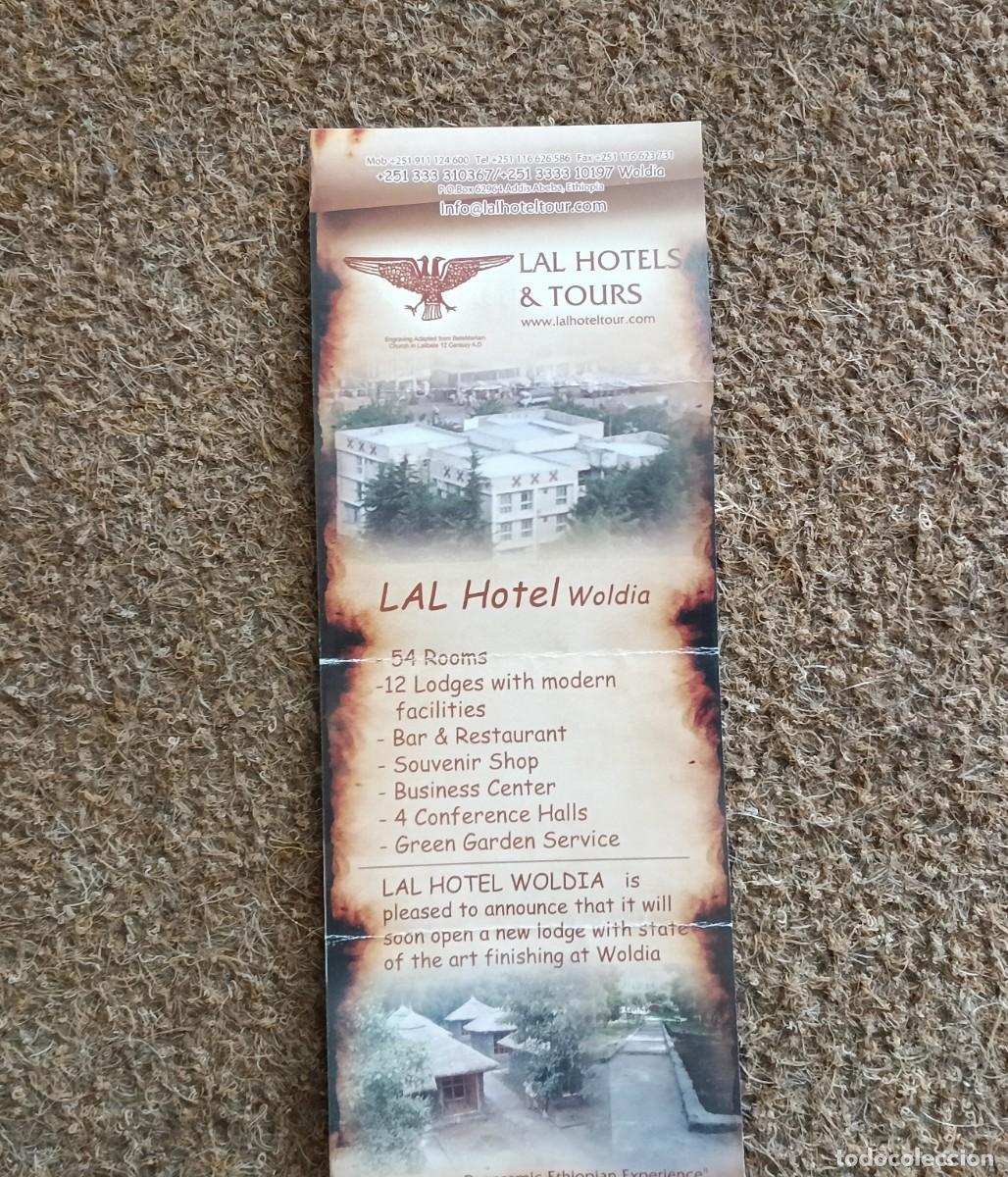 Folletos de turismo: Lal Hotel Woldia. Folleto de hotel. Lalibela. Etiop&iacute;a. &Aacute;frica