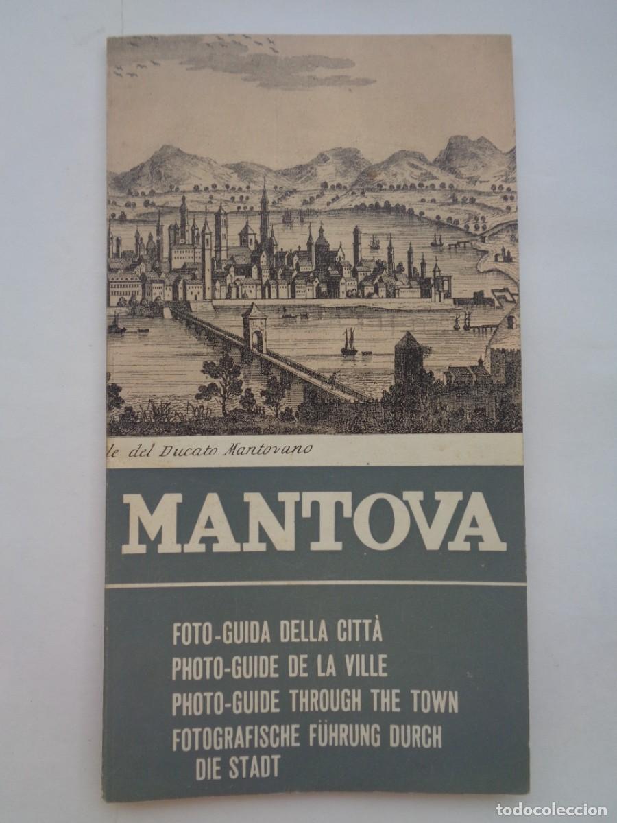 Folletos de turismo: FOLLETO DE TURISMO: FOTO-GUIA DE MANTOVA ( ITALIA ). A&Ntilde;OS 60. EN ITALIANO, FRANCES, INGLES Y ALEMAN