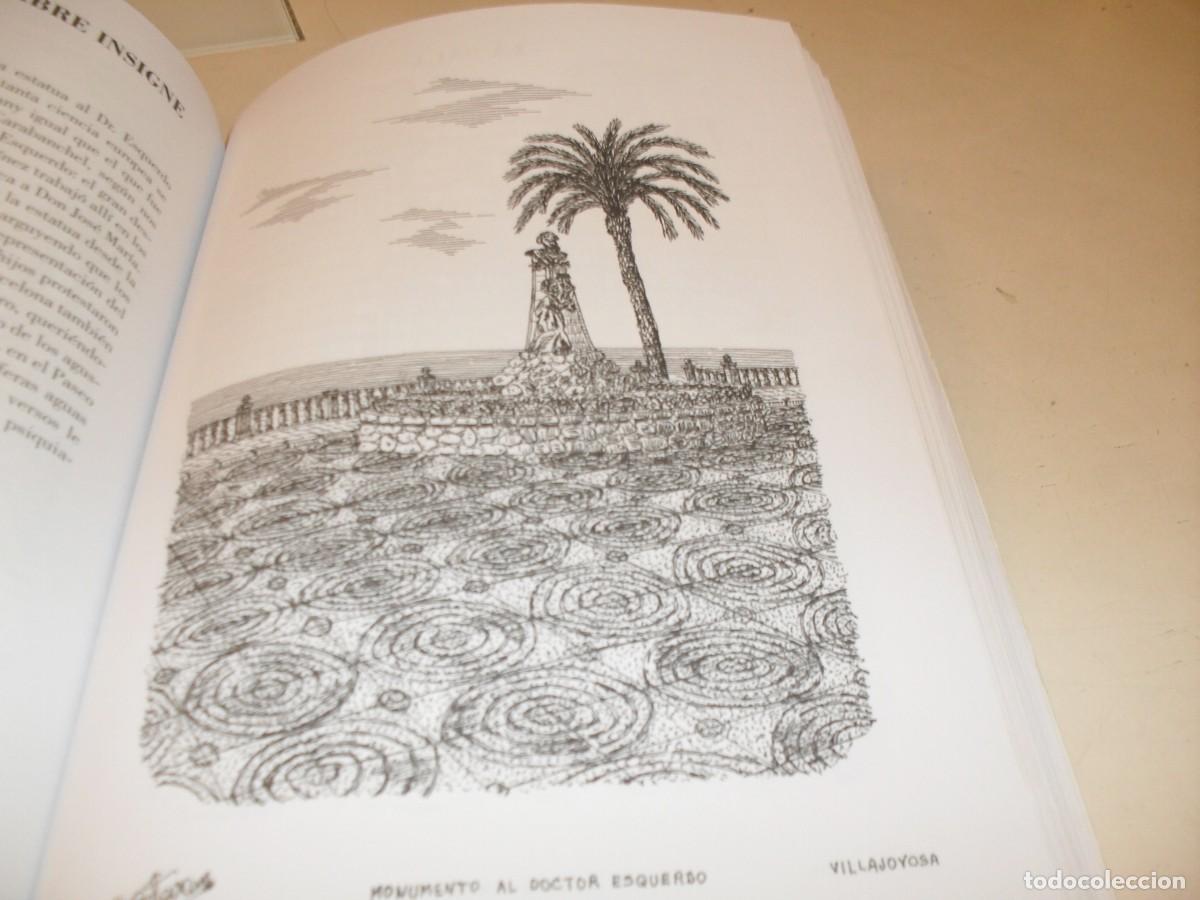 Folletos de turismo: ATENCION VILEROS(VILLAJOYOSA)BELLA LAMINA:MONUMENTO AL DR.ESQUERDO,DEL LIBRO VILLAJOYOSA,2008