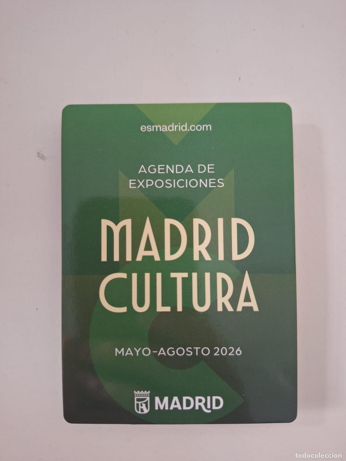 Folletos de turismo: Programaci&oacute;n Madrid Cultura Agenda de exposiciones Mayo-Agosto 2026 - Madrid Turismo Arte